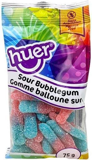 Picture of HUER GUMMIES - SOUR BUBBLEGUM 75GR
